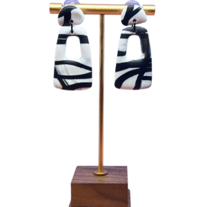 Auskarai "Molinukai" - Balti