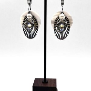 Auskarai „Perlas sidabre“