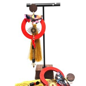 Auskarai „Kutas“ – auksiniai