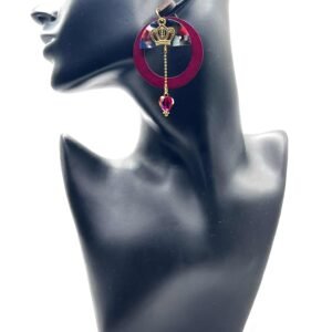 Auskarai „Queen“