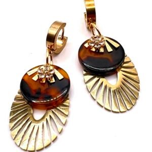 Auskarai „Laukinis žavesys (su aukso spalva arba sidabro)“