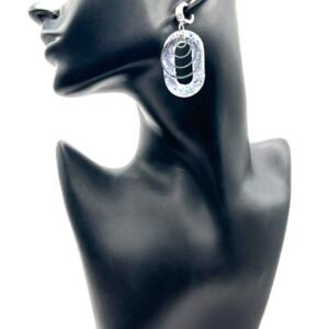 Auskarai  „Tviskantys apskritimai“