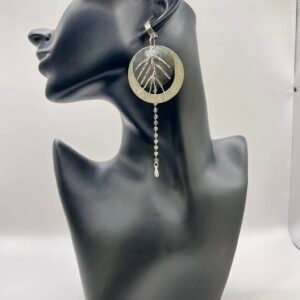 Auskarai „Žavinga pilkuma“